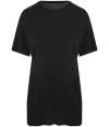 EA002 Ecologie Daintree EcoViscose T-Shirt Jet Black colour image